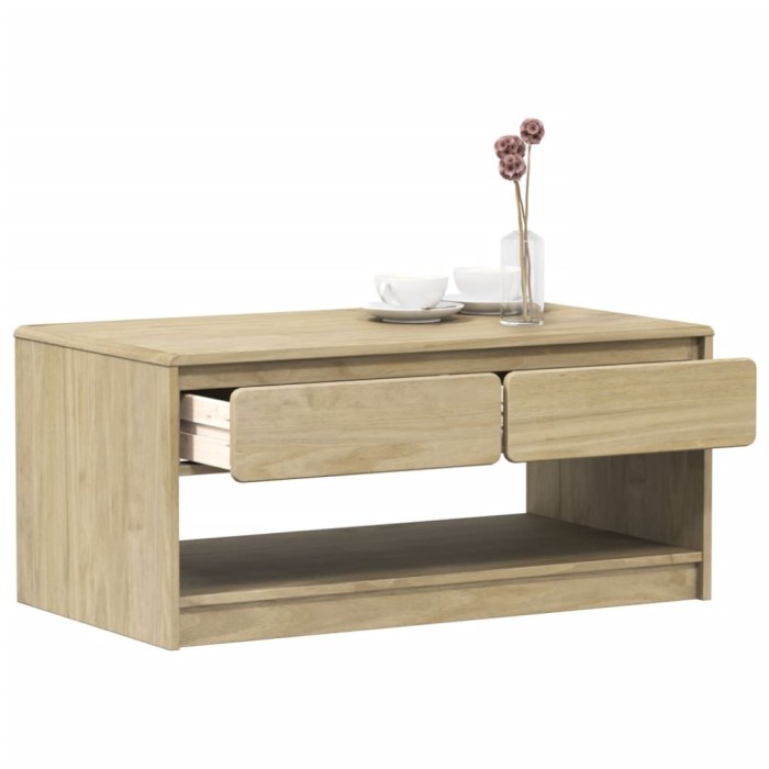 Gossi masuta de cafea &quot;sauda&quot;, stejar, 99x55x45 cm, lemn masiv de pin