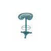 Scaun Bar Fier Forjat Albastru 78cm, Lucrat Manual, Scaun Fier