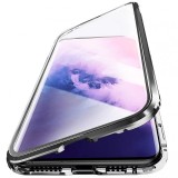Cumpara ieftin Husa metalica magnetica 360 Samsung Galaxy S20 Plus neagra