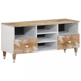 VidaXL Comodă TV, 100x33,5x46 cm, lemn masiv de mango