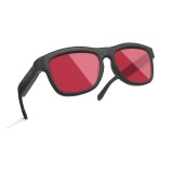 Cumpara ieftin Ochelari Inteligenti iSEN GV90, Roz, Lentile cu Reglare Automata a Nuantei, Traducere AI, Bluetooth 5.4, Apeluri si Muzica, Asistent Vocal, UV400, Ant