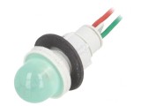 Lampa de Control LED Verde 24V &Oslash;13mm
