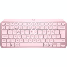 LOGITECH MX Keys Mini Minimalist Wireless Illuminated Keyboard - ROSE - US INTL - 2.4GHZ/BT - INTNL LOGITECH, &quot;920-010500&quot; (timbru verde 0.8 lei)