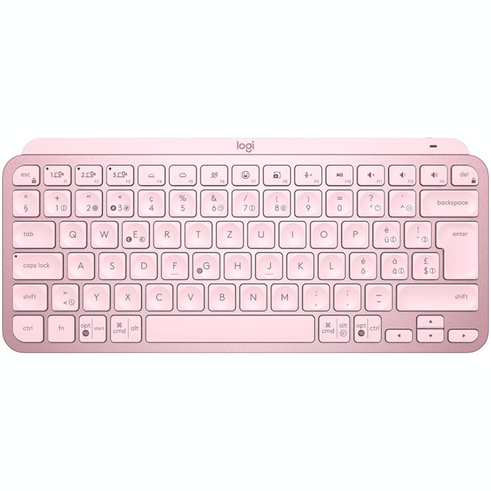 LOGITECH MX Keys Mini Minimalist Wireless Illuminated Keyboard - ROSE - US INTL - 2.4GHZ/BT - INTNL LOGITECH, &quot;920-010500&quot; (timbru verde 0.8 lei)