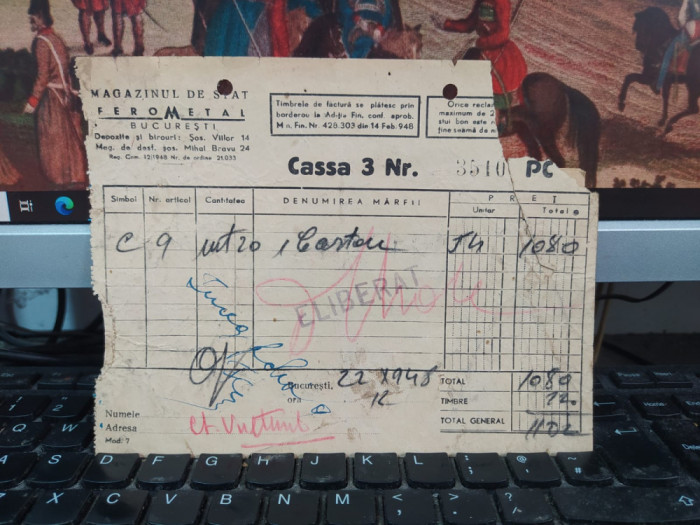 Ferometal București, depozite și birouri Șos. Viilor 14, București 1948, 082
