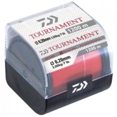 Fir monofilament Daiwa Tournament Red 0.33mm 8.10kg 1200m foto