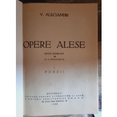 Vasile Alecsandri - Opere Alese. Poezii I