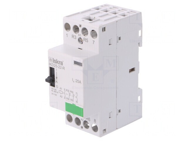 Contactor 4-polari 25A 24VAC/DC