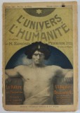 L &#039; UNIVERS ET L &#039;HUMANITE , REVISTA DE STIINTE NATURALE IN LB. FRANCEZA , LIVRAISON 106 , EDITIE DE INCEPUT DE SECOL XX