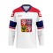 Echipa națională de hochei tricou de hochei Czech republic Fan white David Pastrň&aacute;k #88 - XL