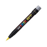 Cumpara ieftin Marker cu varf tip pensula UNI Posca Brush PCF-350,galben