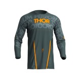 Bluza Motocross/Enduro Thor Pulse Mono gri cu galben