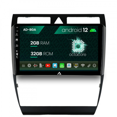 Navigatie Audi A6 (1999-2004), Android 12, A-Octacore 2GB RAM + 32GB ROM, 9 Inch - AD-BGA9002+AD-BGRKIT429 foto