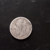 Moneda din argint _ Belgia _ 50 centimes 1866 _ franceza, Europa