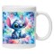 Cana alba personalizata &quot;STITCH 1&quot;, INOVATIX&reg;️. 330ml