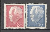 Berlin.1964 Realegerea presedintelui H.Lubcke SB.763, Nestampilat