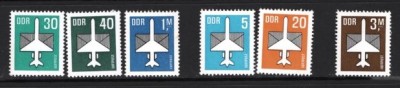 GERMANIA (DDR) 1982/83/84 - AVIATIE. POSTA AERIANA, 3 serii MNH, DR10 foto