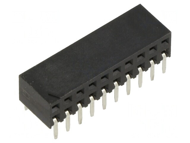 Soclu pini mamă 2,54mm 20 PIN THT PCB