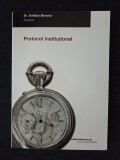 Protocol institutional &ndash; dr. Emilian Manciur