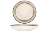Bonna Farfurie ad&acirc;ncă - Cortado - Porţelan - 25 cm (1300cc) - set de 6