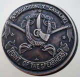 5.313 MEDALIE MILITARA 4th SQUADRON 7th CAVALRY POINT OF THE SPEARHEAD
