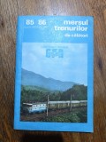 Mersul Trenurilor de calatori 1985 - 1986, CFR / R8P3F