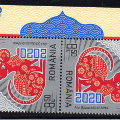 ROMANIA 2020, Zodiacul Chinezesc. Anul șobolanului de metal, serie neuzata, 2270