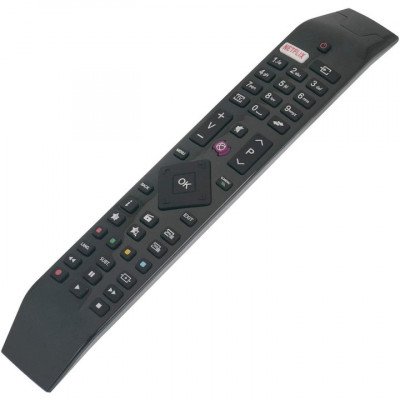 Telecomanda pentru TV, Compatibila Hitachi, RC49141, LCD, cu Netflix foto