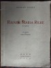 George Fonea: POEME DE RAINER MARIA RILKE (GRAVURI RUDOLF RYBICZKA, 1938, Cernauti) Editie Princeps, Bibliofilie