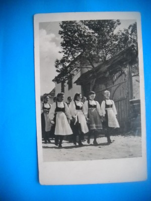 HOPCT 389 A-FETE IN COSTUME POPULARE SECUIME -JUD HARGHITA-CIRCULATA foto