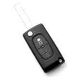 Citroen / Peugeot 307 - Carcasa tip cheie briceag cu 2 butoane, lama VA2-SH2 cu suport baterie Best CarHome, Carguard