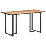Cumpara ieftin Masa de bucatarie, 140 cm, lemn de mango brut