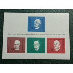 Germania 1968 - personalitati, bloc neuzat