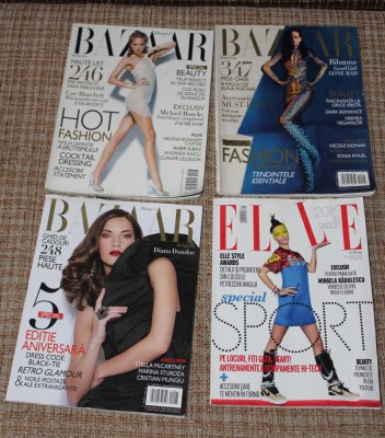 revista Bazaar Elle 2012 2015 reviste femei foto