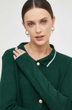Answear Lab cardigan femei, culoarea verde, light