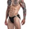 Chiloti C4M-Desire Jockstrap, Black Leatherette, M