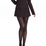 Dresuri negre opace de nailon 40DEN pentru femei, CMCLASS