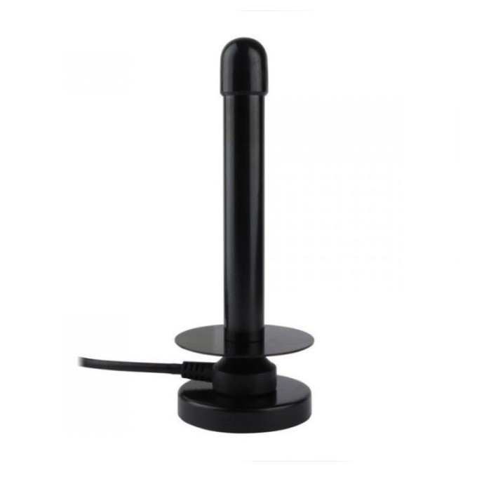 Antena TV auto DVB-TW25, magnetica, cablu 1.5 m, negru Antena TV auto DVB-TW25, magnetica, cablu 1.5 m, negru
