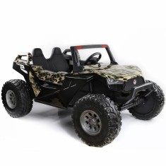 UTV electric pentru 4 copii, Kinderauto Buggy XXL , 500W 24V 14Ah, camuflaj print foto