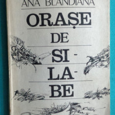 Ana Blandiana – Orase de silabe ( cu dedicatie si autograf )