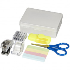 Set papetarie, plastic, Everestus, ABE17, transparent, lupa de citit inclusa foto