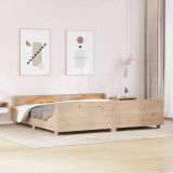 Cumpara ieftin Cadru de pat fără saltea, 200x200 cm, lemn masiv pin