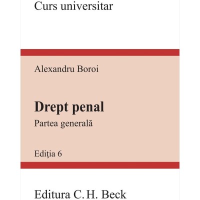 Drept penal. Partea generala, Alexandru Boroi foto