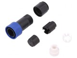 Conector Circular Mufă Tată 2 PIN Fără Contacte Pe Cablu