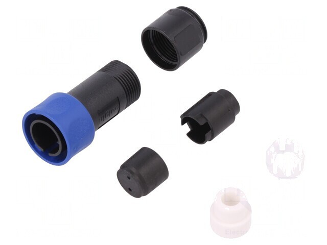 Conector Circular Mufă Tată 2 PIN Fără Contacte Pe Cablu