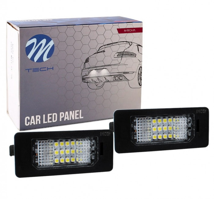 Set Lampi Numar Inmatriculare Led M-Tech Audi A7 2010&rarr; CLP014