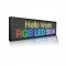 Reclama luminoasa LED RGB 100x40 cm, mesaj personalizabil multicolor, exterior