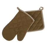 Set Mănușă și Șervet de Bucătărie, Taupe, 2 buc, CMCLASS