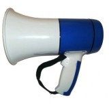 Cumpara ieftin Portavoce Megafon Portabila Rohs, Acumulator, USB, MP3, Inregistrare, Sirena, 15W, Diametru 13cm, Autonomie 240s, Greutate 1.3kg