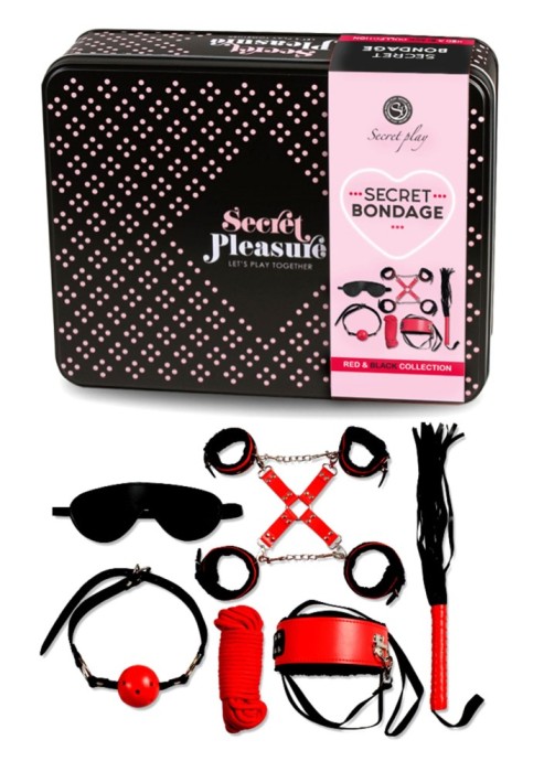 Secret Play Secret Bondage Rosu Negru